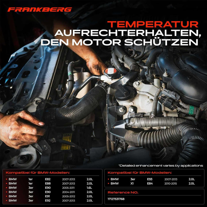 Kühlerschlauch Kühlwasserschlauch Links oben für 1er E82 E88 3er E90 E91 E92 E93 X1 E84 2005-2016 17