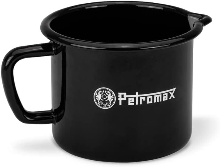 Petromax Emaille Milchtopf (1 Liter, schwarz) Schwarz 1 Liter, Schwarz 1 Liter