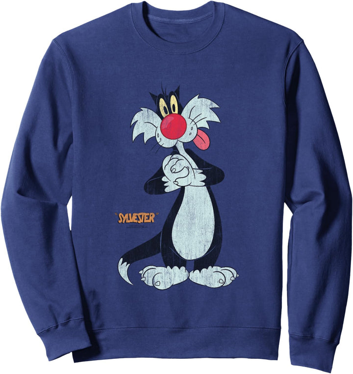 Looney Tunes Sylvester Distressed Sweatshirt