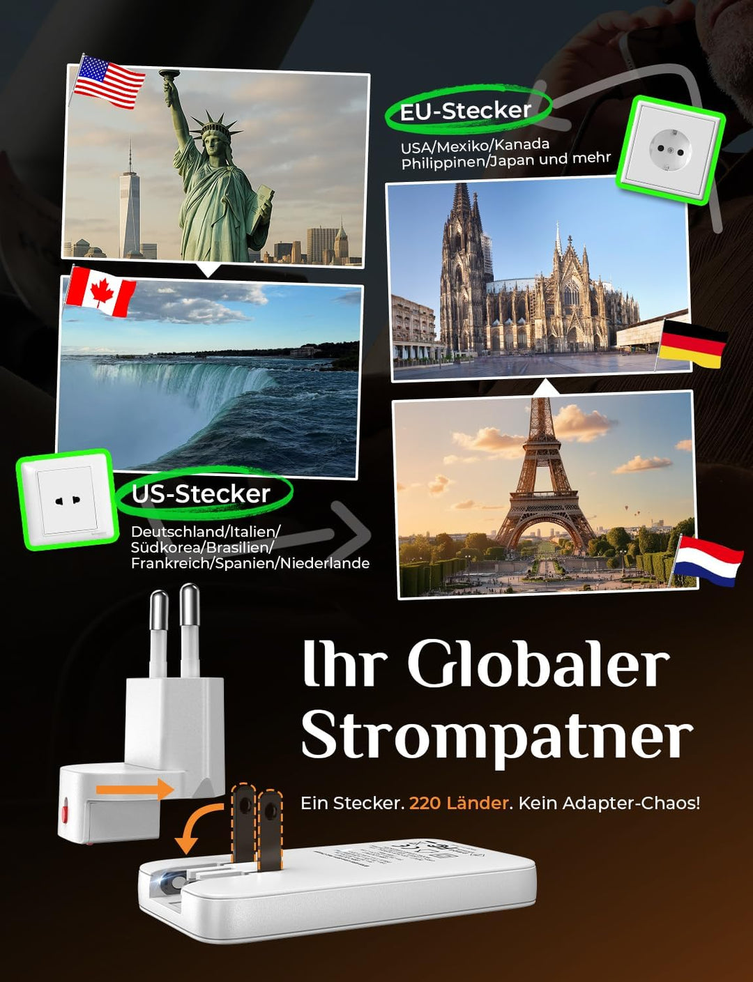 LISEN [Super Schnellladen 3.0] 65 Watt USB C Ladegerät für Samsung Galaxy S26 Ultra, GaN Schnelllade