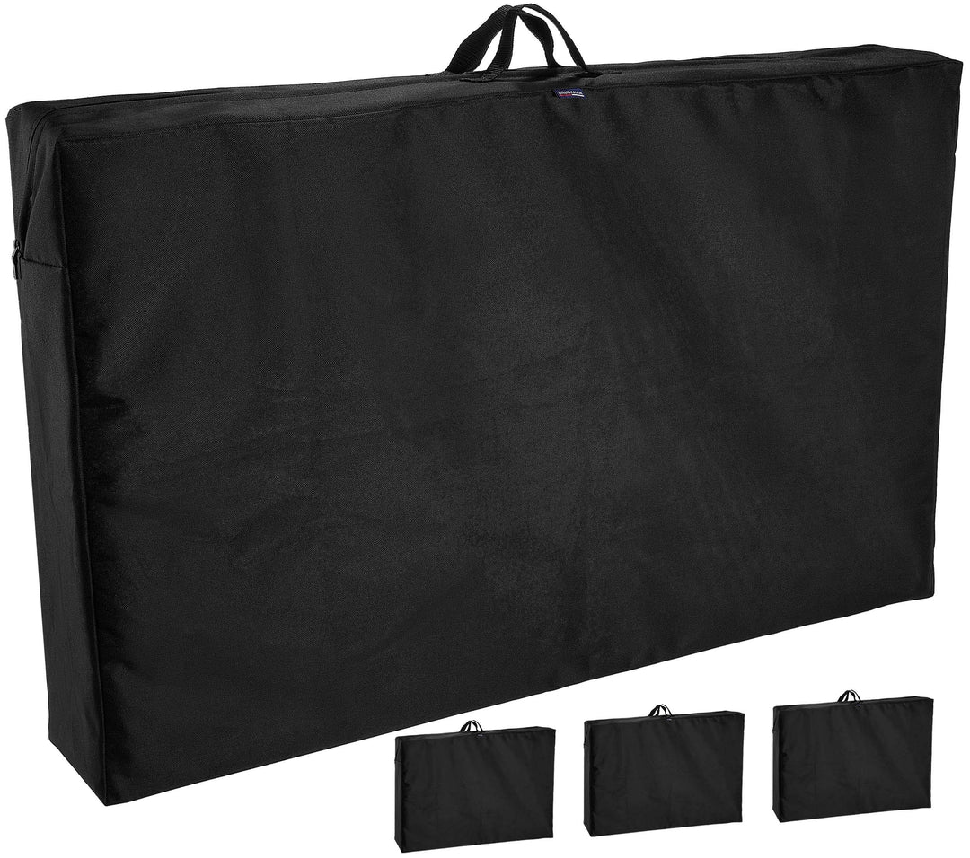 BRUBAKER 4er Pack Premium Schutztasche/Aufbewahrungstasche für Gartenstühle - Robustes Oxford 600D G