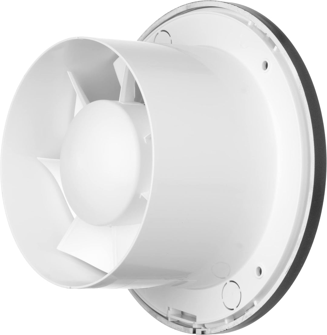 Badlüfter, Ø 125 mm, Anthrazit – Abluftventilator Ø 125mm Anthrazit, Ø 125mm Anthrazit