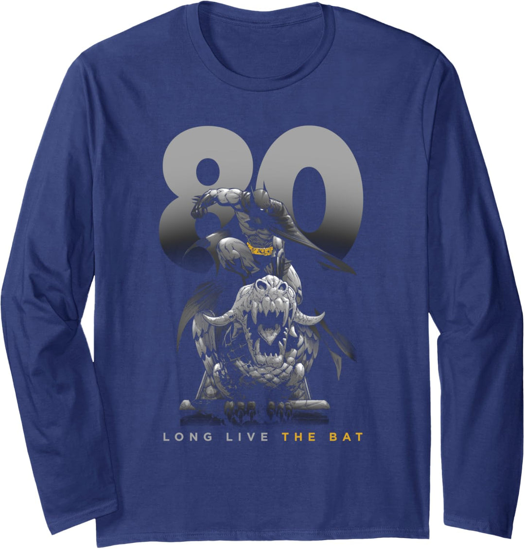 Batman 80 Years Long Live The Bat Langarmshirt