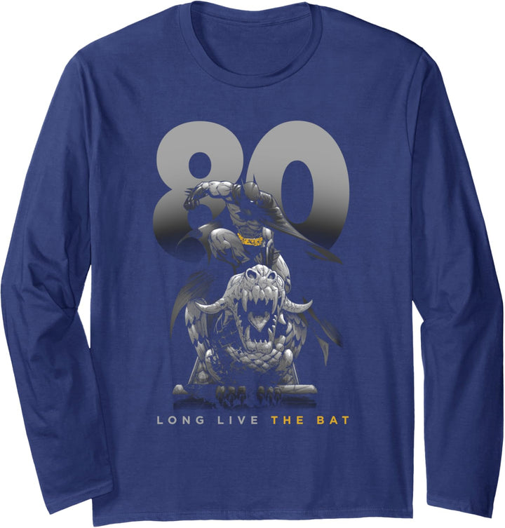 Batman 80 Years Long Live The Bat Langarmshirt