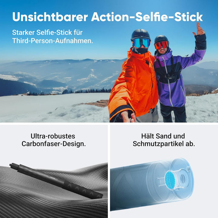 Insta360 Ace Pro 2 Winter Bundle - 8K wasserdichte Actionkamera mit Leica entwickelt, 1/1,3" Sensor,