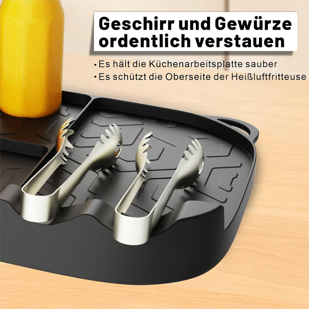Ninja Heissluftfritteuse Zubehör für Ninja AF400EU AF500EU AF451EU 9,5L-10,4L, Airfryer Zubehör Aufb