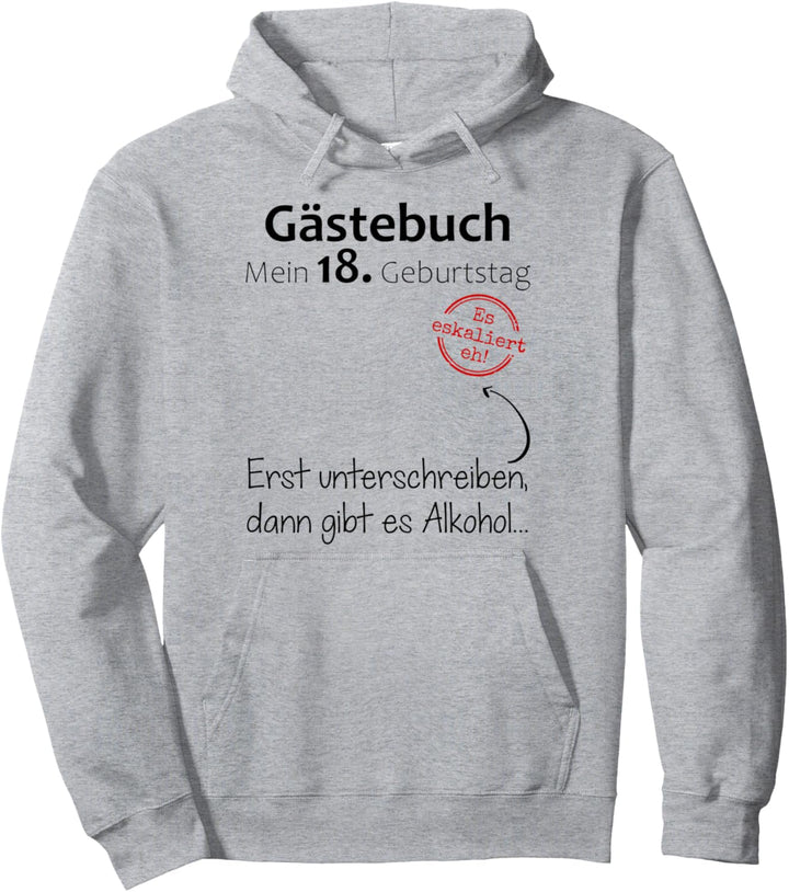 18. Geburtstag Junge Mädchen 18 Jahre 2006 Lustig Geschenk Pullover Hoodie