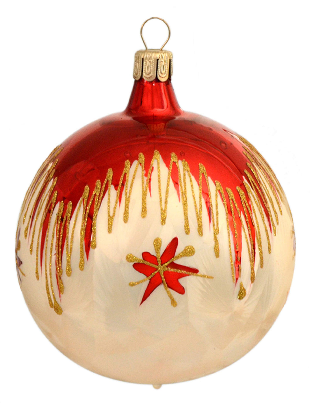 Weihnachtskugel 5cm Tradition 6er Set Glas Christbaumschmuck für Weihnachten Hochzeit