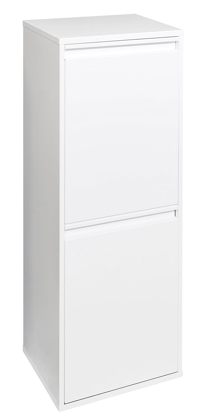 ARREGUI CR201-B Basic Recycling Abfalleimer/Mülleimer aus Stahl, Mülltrennsystem mit 2 entnehmbaren