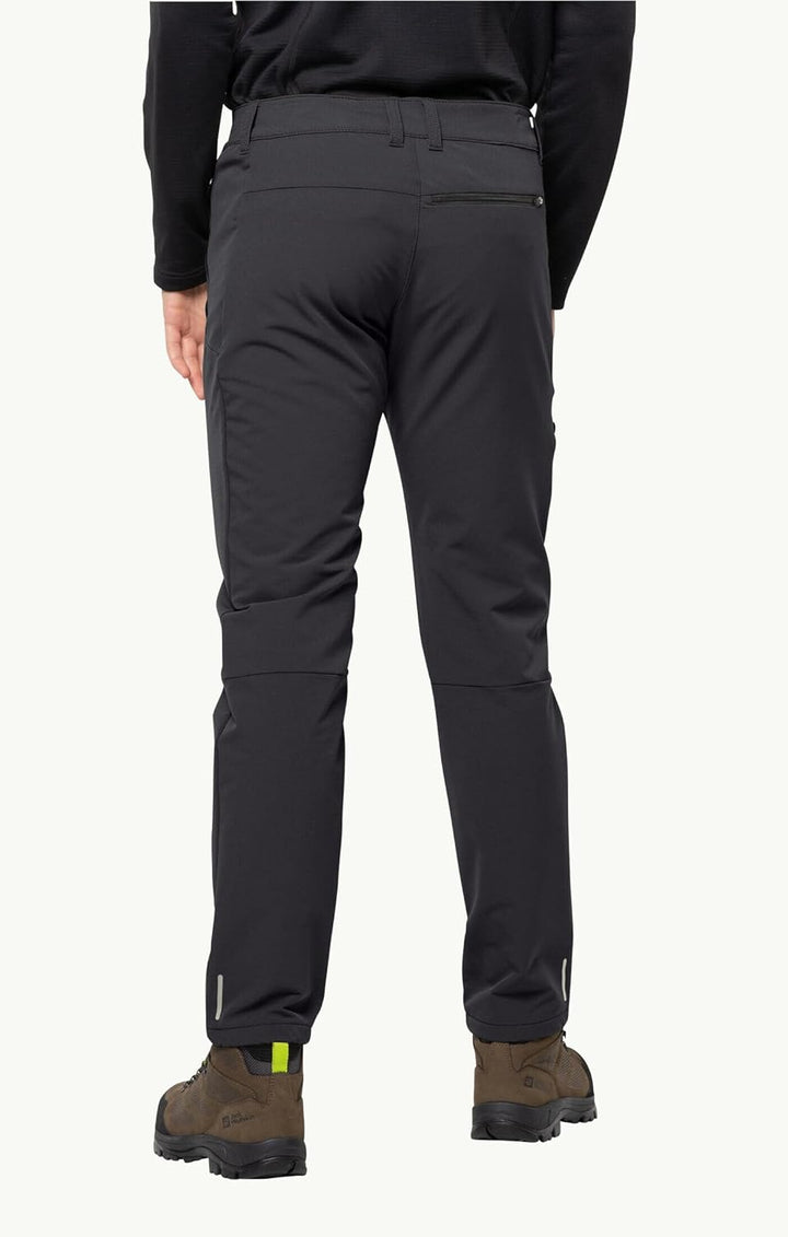 Jack Wolfskin Herren Wanderhose Activate Thermic Pants M 48 Schwarz, 48 Schwarz