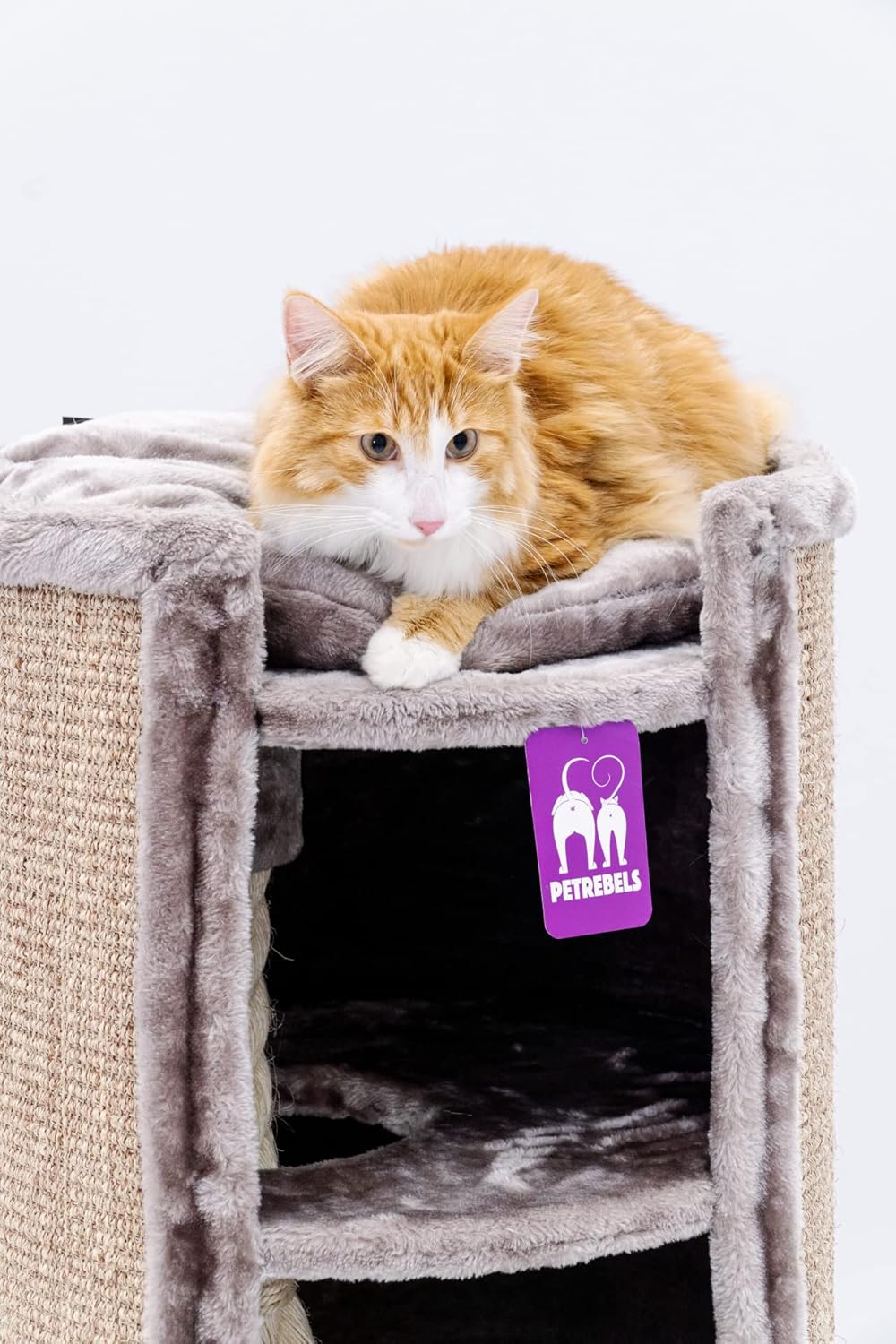 Petrebels Kratztonne XXL Superdome 120 cm hoch, Ø 50 cm, Design Kratztonne für grosse Katzen, extra