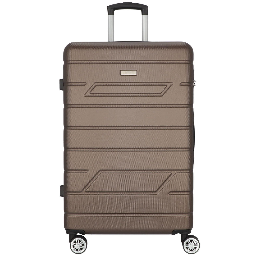 NOWI Hartschalenkoffer XL Gross - 100L Volumen - 158cm Gurtmass - 8 Rollen 360° drehbar - Leichter K