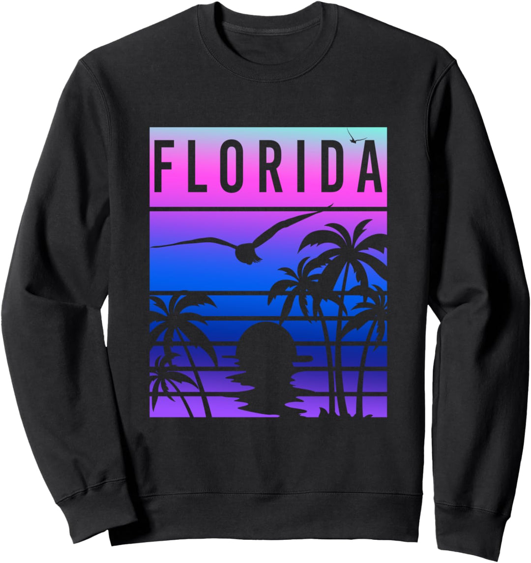 Strand Sommerurlaub Geschenk für Patrioten USA Florida Sweatshirt