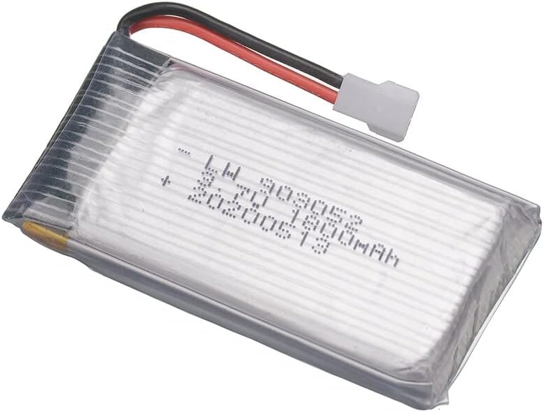 YUNIQUE Deutschland 2 Stück wiederaufladbare Lipo Batterie (3.7v, 1800mAh Lipo) für Rc Drohnen Quadc