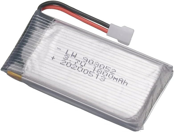 YUNIQUE Deutschland 2 Stück wiederaufladbare Lipo Batterie (3.7v, 1800mAh Lipo) für Rc Drohnen Quadc
