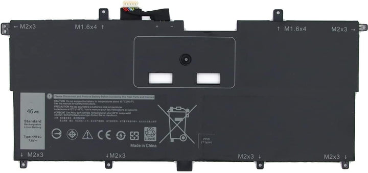PUGASR NNF1C Laptop Akku Kompatibel mit Dell XPS 13 2 in 1 9365 XPS 13 9365 2-in-1 2017 XPS 13-9365-