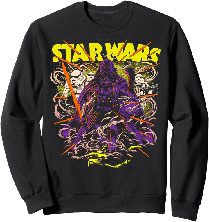 Star Wars Darth Vader Comic Book Style Portrait Sweatshirt