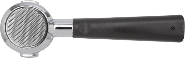 Lelit PLA570V, Bottomless Siebträger LELIT57 mit Design-Griff, Edelstahl, Designgriff aus satinbraun