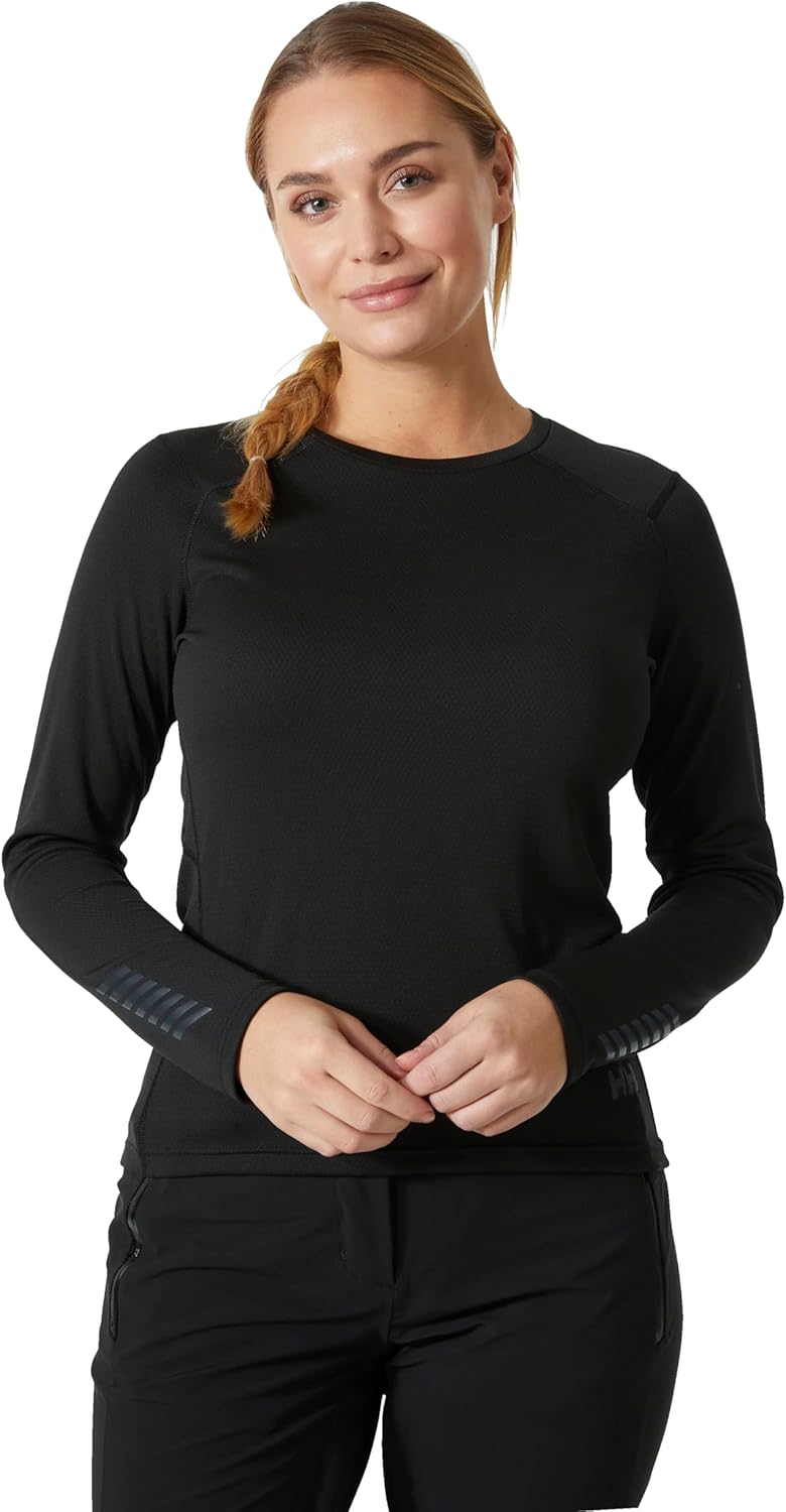 Damen Helly Hansen W Lifa Active Crew, Schwarz, S