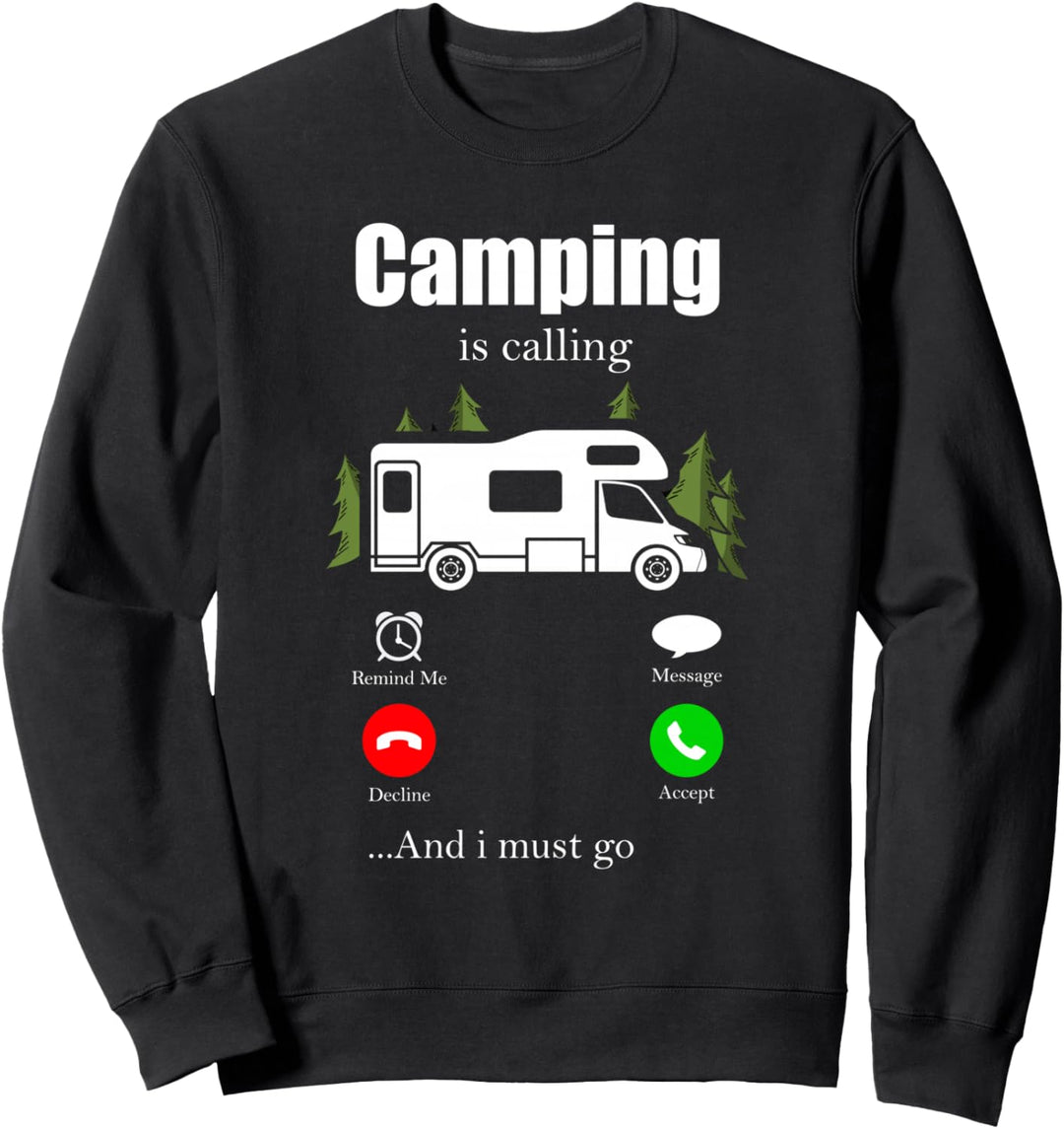 Camping Wohnmobil im Wohnwagen Caravan Van Vintage Sweatshirt