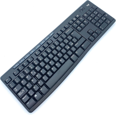 Logitech MK270 Kabelloses Set mit Tastatur und Maus für Windows, Italienisches QWERTY-Layout - Schwa