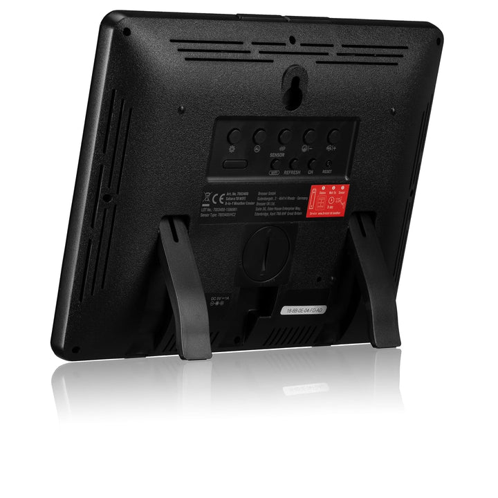 Bresser WLAN Wetterstation 8-in-1 mit Aussensensor, WBGT-Hitzestress-Index, UV, Regen, Wind, Licht,