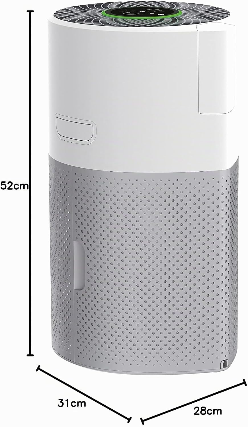 Hoover H-PURIFIER 300 Luftreiniger, 3-fach Filter inkl. HEPA 13, entfernt bis zu 99,97% der Allergen