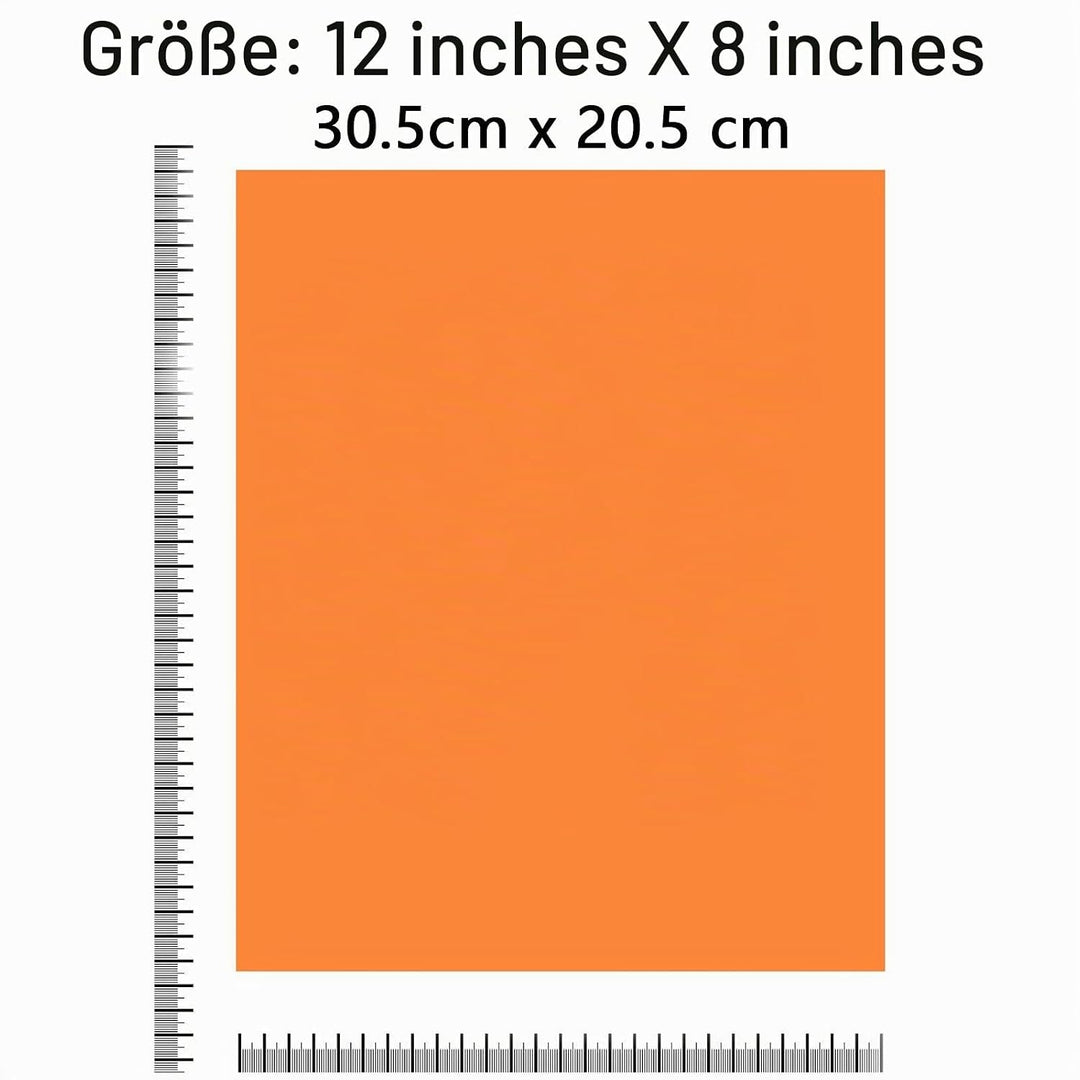 ImnBest 42 Stück Selbstklebende Vinylfolie, 30.5 * 20.5 cm Vinyl Blätter für verschiedene Farbfolien