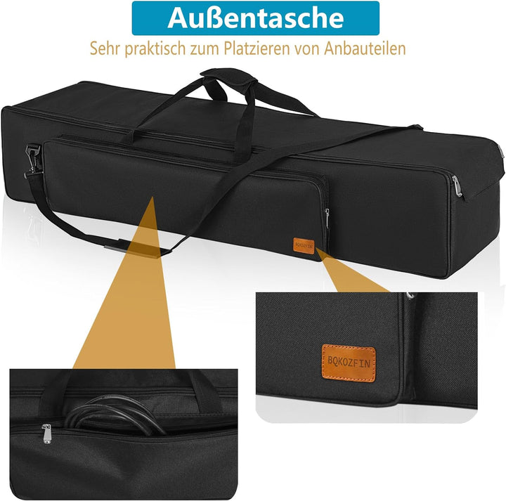 Stativtasche 50in Stativtragetasche, 127x21x21cm strapazierfähige Nylontasche mit Schultergurten und