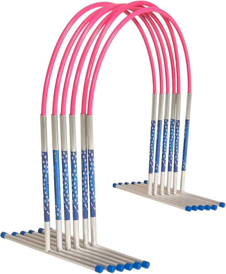 6 x Hoopers Agility Hoops - NADAC Hoopers Agility Hoops (Grosspackung) ALU Hoops (ohne Mittelstrebe)