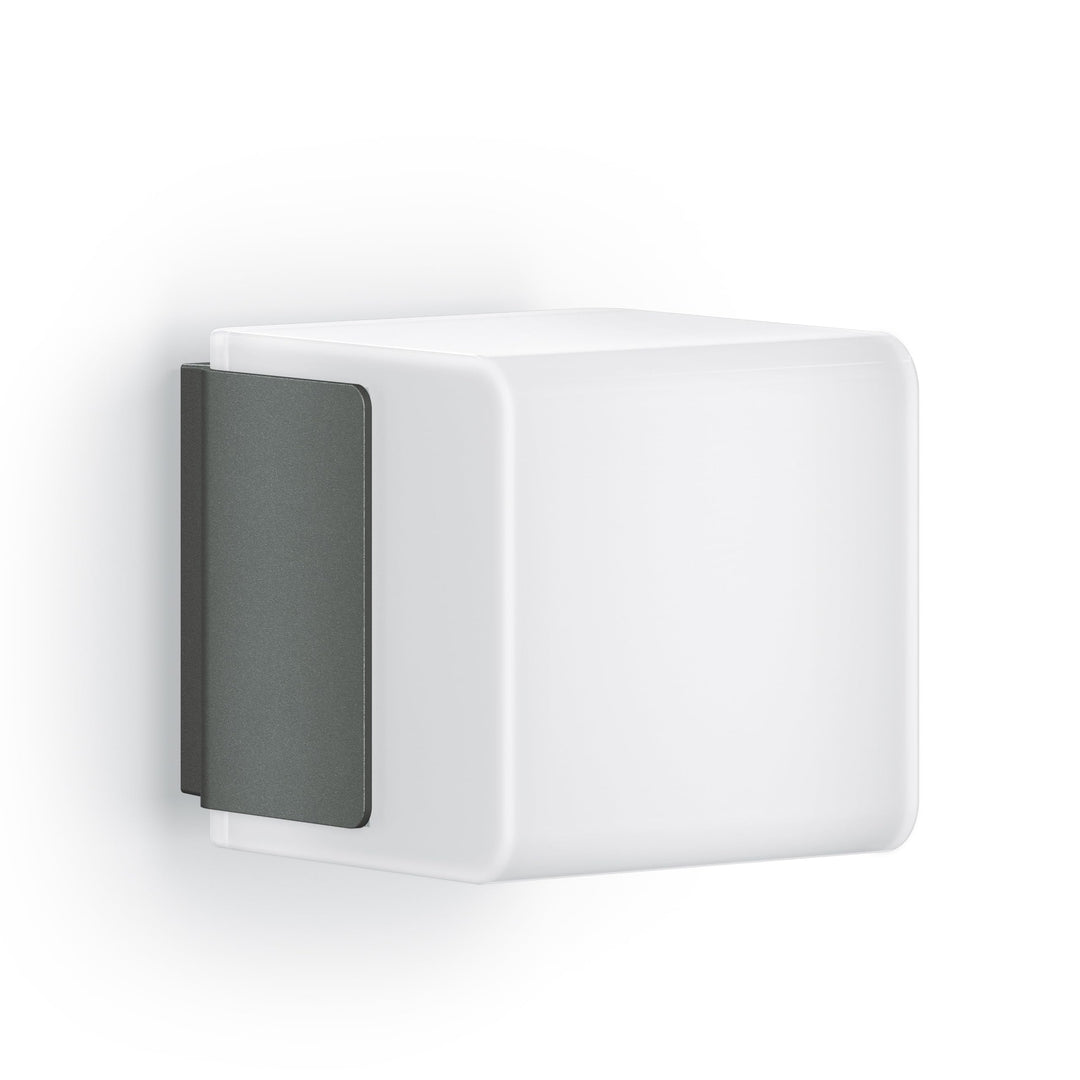 Steinel LED Aussenwandleuchte L 835 SC anthrazit, LED Wandlampe, 160° iHF-Bewegungsmelder, vernetzba