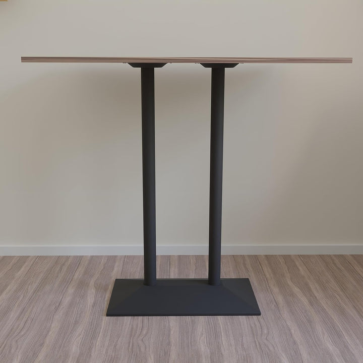 ONPIRA Stehtischgestell Tischgestell Schwarz Höhe 110cm Modell München (Doppelt Ausführung)