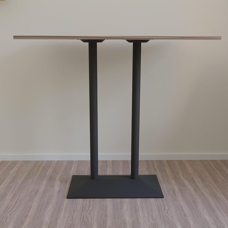 ONPIRA Stehtischgestell Tischgestell Schwarz Höhe 110cm Modell München (Doppelt Ausführung)