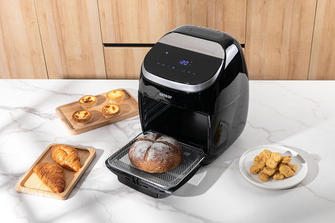 Linsar - Heissluftfritteuse 11L - Multifunktions Air Fryer Ofen mit VORTX-Technologie - Komplettes Z