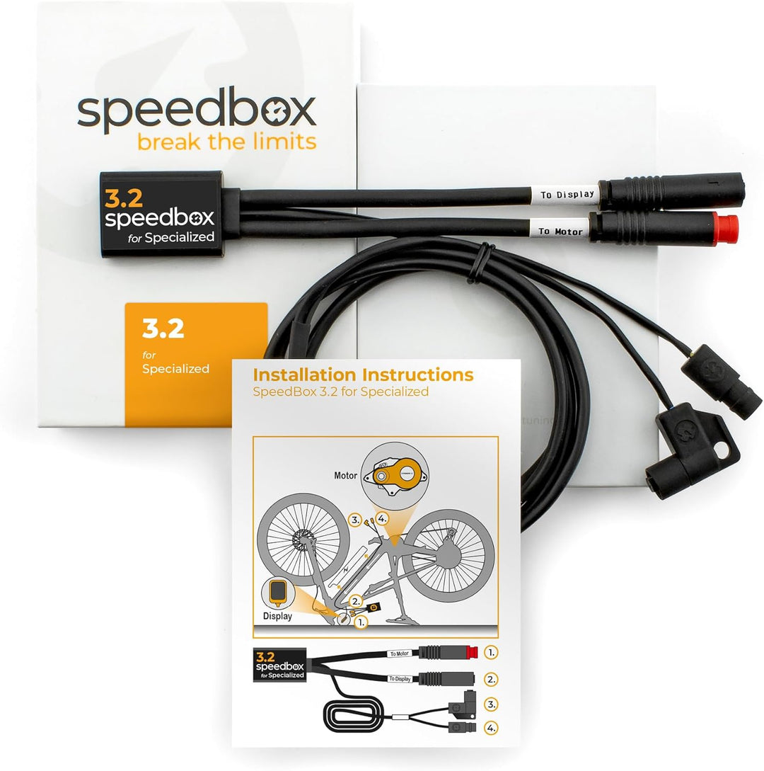 SpeedBox 3.2 für Specialized E-Bikes & Motoren 3.1 (einschliesslich S-Works) – Tuning-Chip, einstell