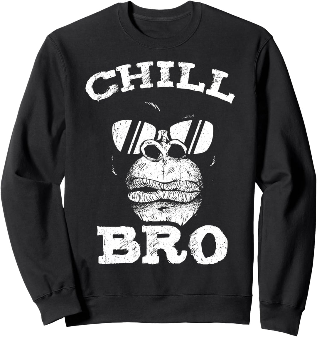 Cooler Affe - Chill Bro Monkey Sweatshirt