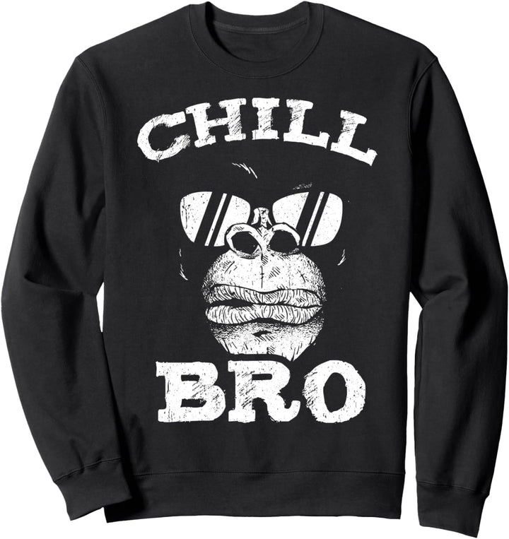 Cooler Affe - Chill Bro Monkey Sweatshirt