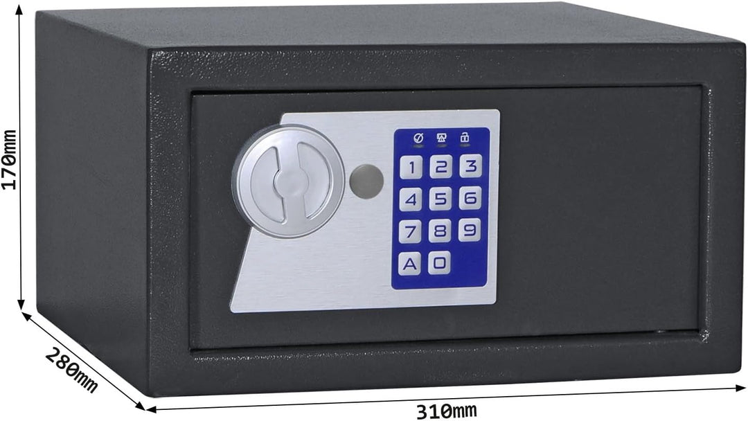 Profirst Möbeltresor Saphir 2, Elektronikschloss, anthrazit, 2 Schlüssel für Notöffnung, BxHxT 31x17