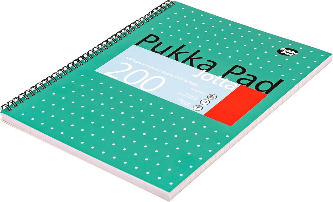 Pukka Jotta Spiralbuch (Format A4) Metallic Pack of 1 Lined, Pack of 1 Lined