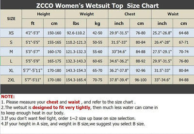 ZCCO Neoprenanzüge Top Jacke 1,5mm Neopren Anzüge Frauen Männer Neoprenanzug Jacke Langarm Tauchen T