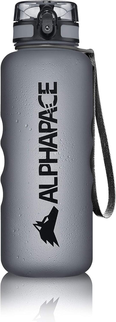 ALPHAPACE Trinkflasche 350ml/500ml/650ml/1.000ml/1.500ml, auslaufsichere Wasserflasche, BPA-freie Fl