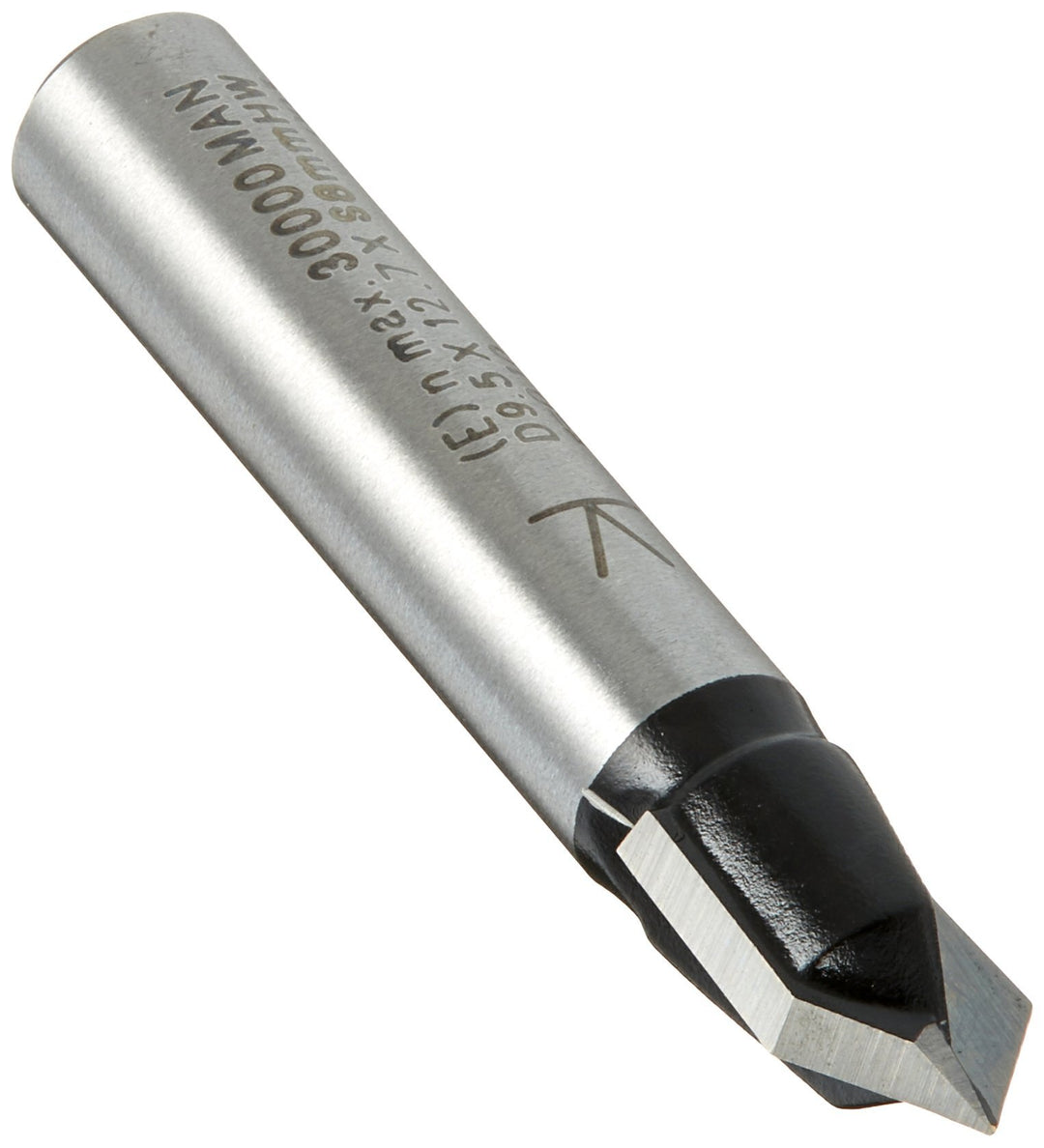 Edessö 103009508 V-Nut- Schriftenfräser HW Z2 A=9,5