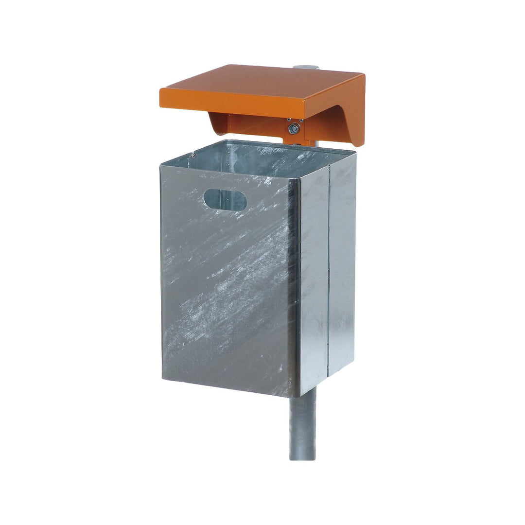 Metallwerke Renner GmbH kaiserkraft | Abfallbehälter für aussen | feuerverzinkt | Volumen 40 l | BxH