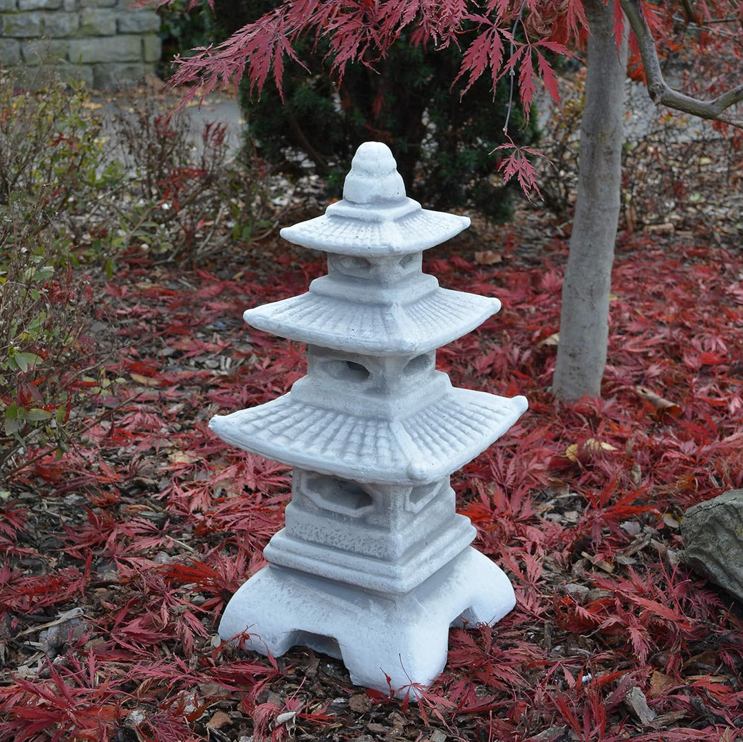 Unbekannt Figur japanische Laterne H 47 cm Gartendeko aus