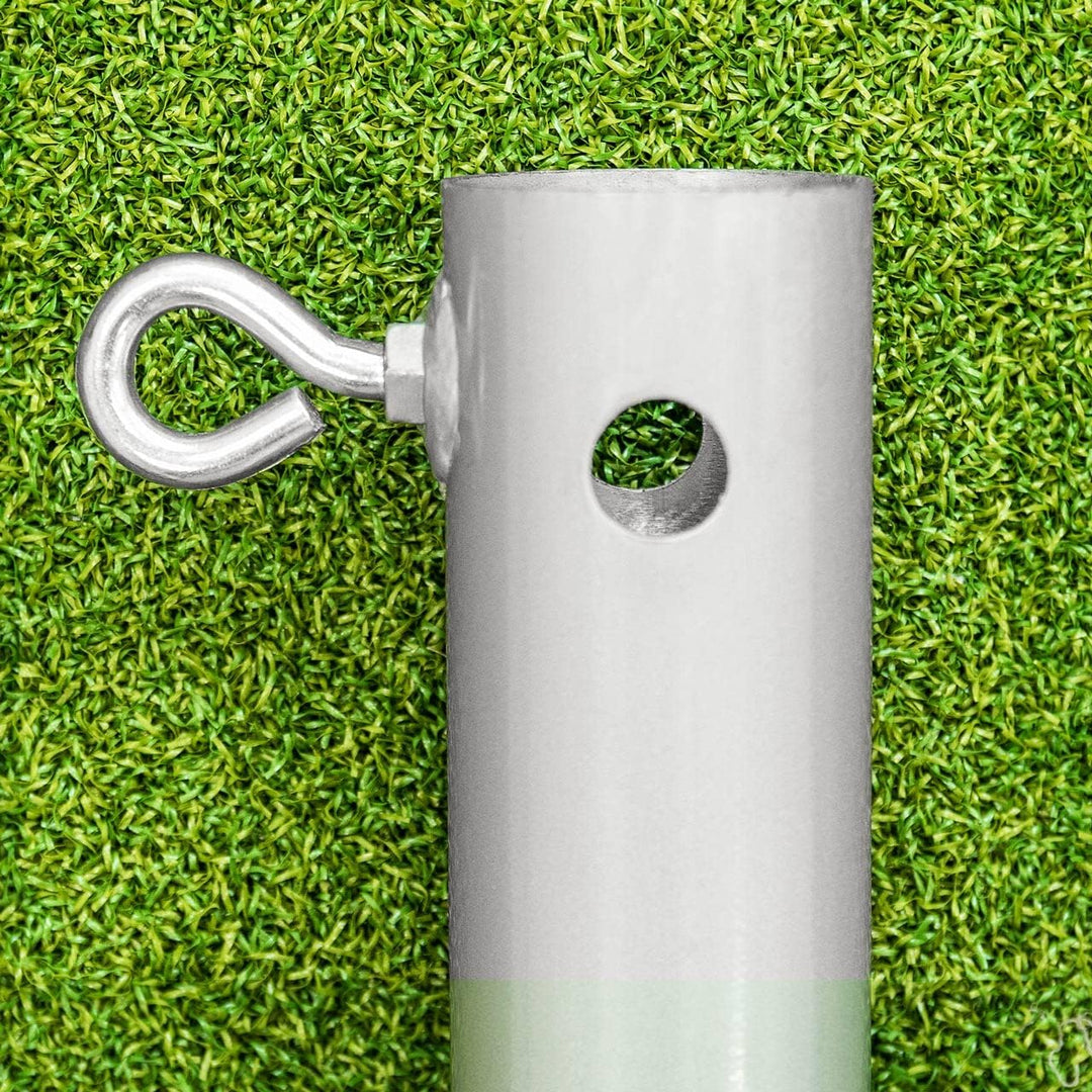 FORZA Stop That Ball™ - Ball Stopp Netz und Pfostensystem mit Bodenhülsen – Multi-Sport Ball Stopp N