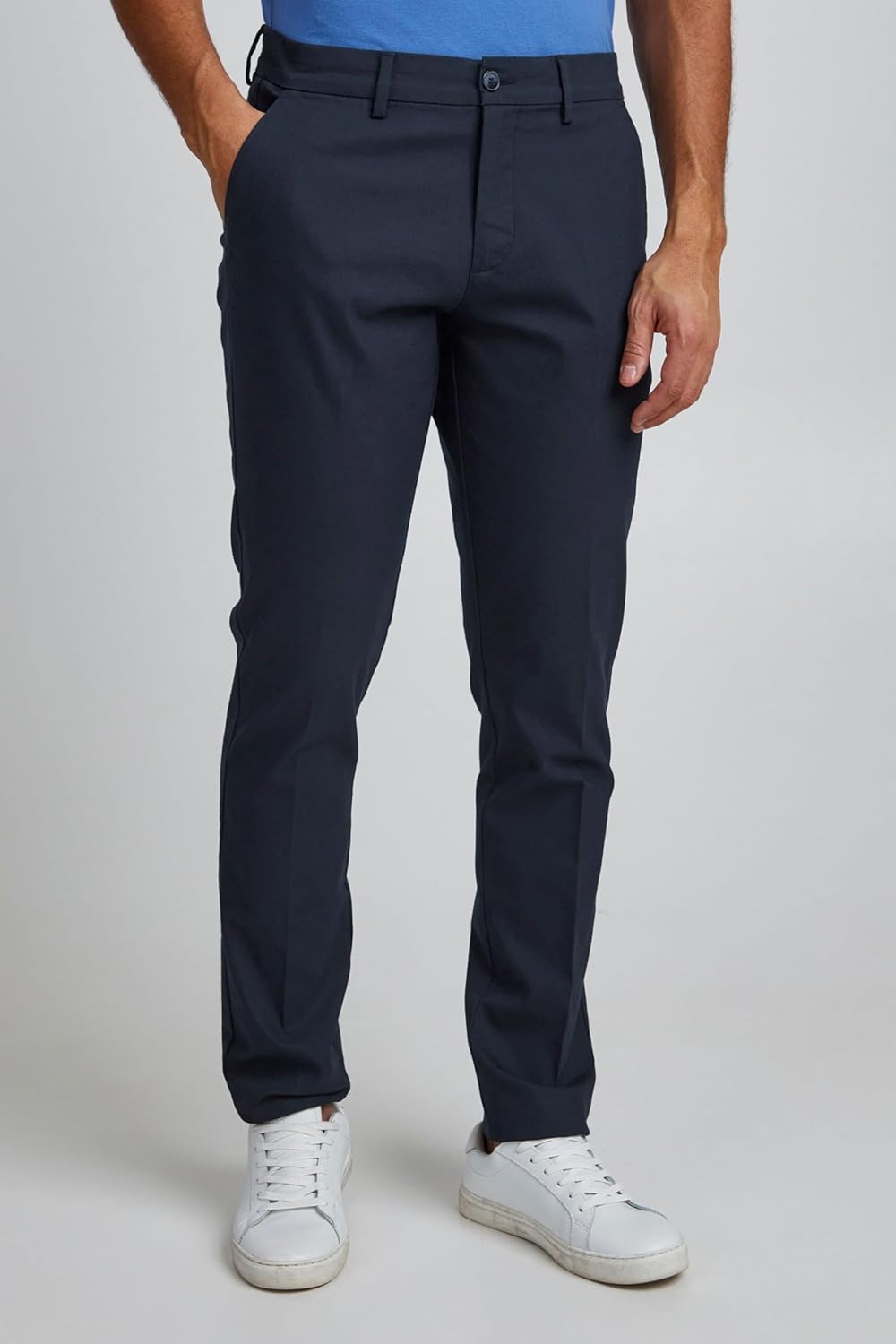 CASUAL FRIDAY CFPhilip Herren Chino Hose Stoffhose mit Stretch Slim Fit 28W / 30L Navy Blazer (19392