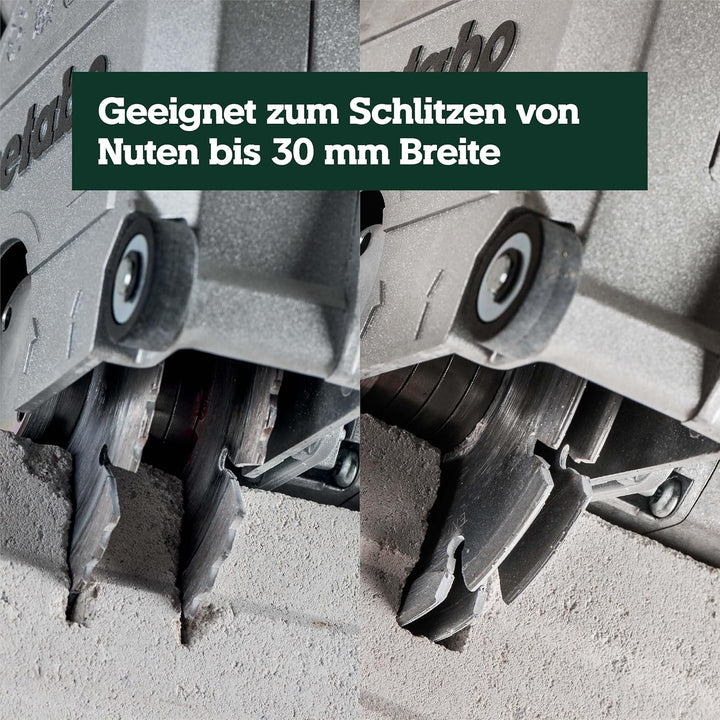 Metabo Mauernutfräse MFE 40 – 604040500 – Für präzise Elektroinstallationen zum Verlegen von Kabeln
