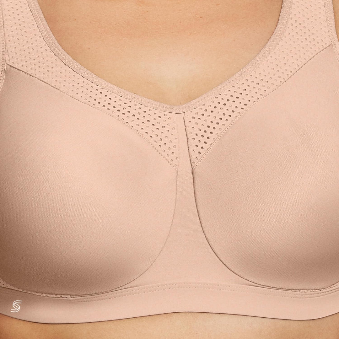 Glamorise Wonderwire 9066 Damen-Sport-BH, Übergrösse, hohe Belastung, mit Bügel 70G Haut, 70G Haut