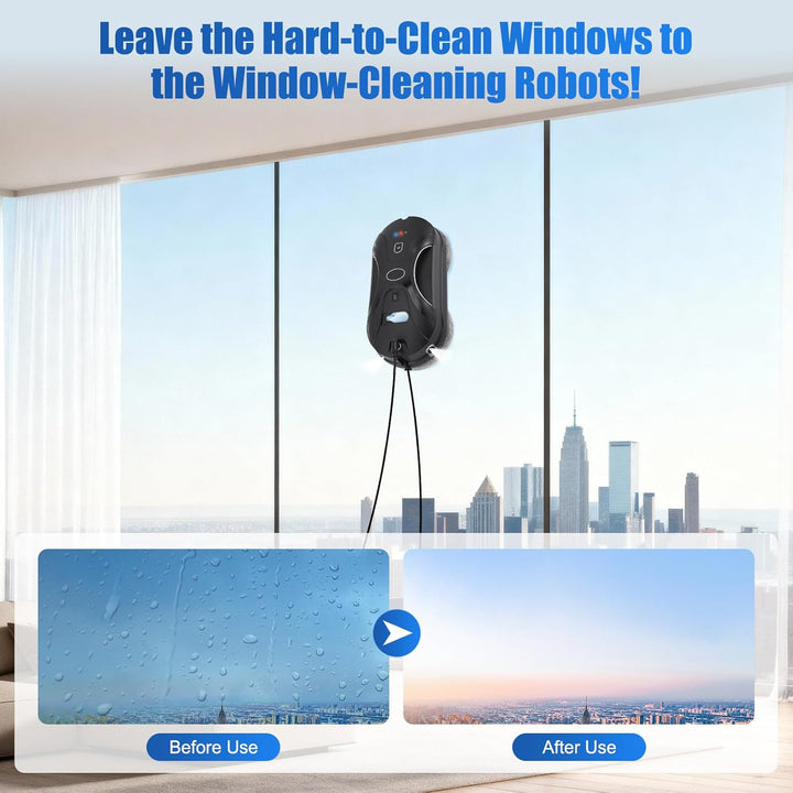 Fensterputzroboter Automatischer Fensterreinigungsroboter Fensterroboter Mit Wasserstrahl,Automatisc