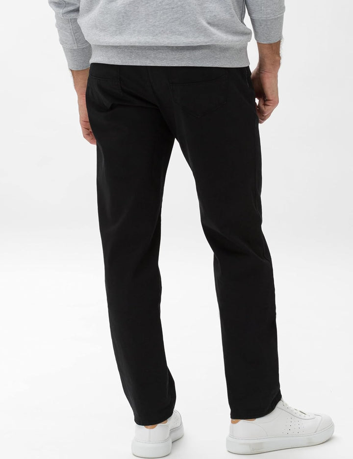 BRAX Straight Fit Hose Cadiz Cotton Satin Stretch Nachtblau 30W / 30L Perma Black, 30W / 30L Perma B